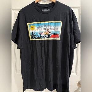 Black Graphic T-Shirt JAWS 50th Anniversary is this year!